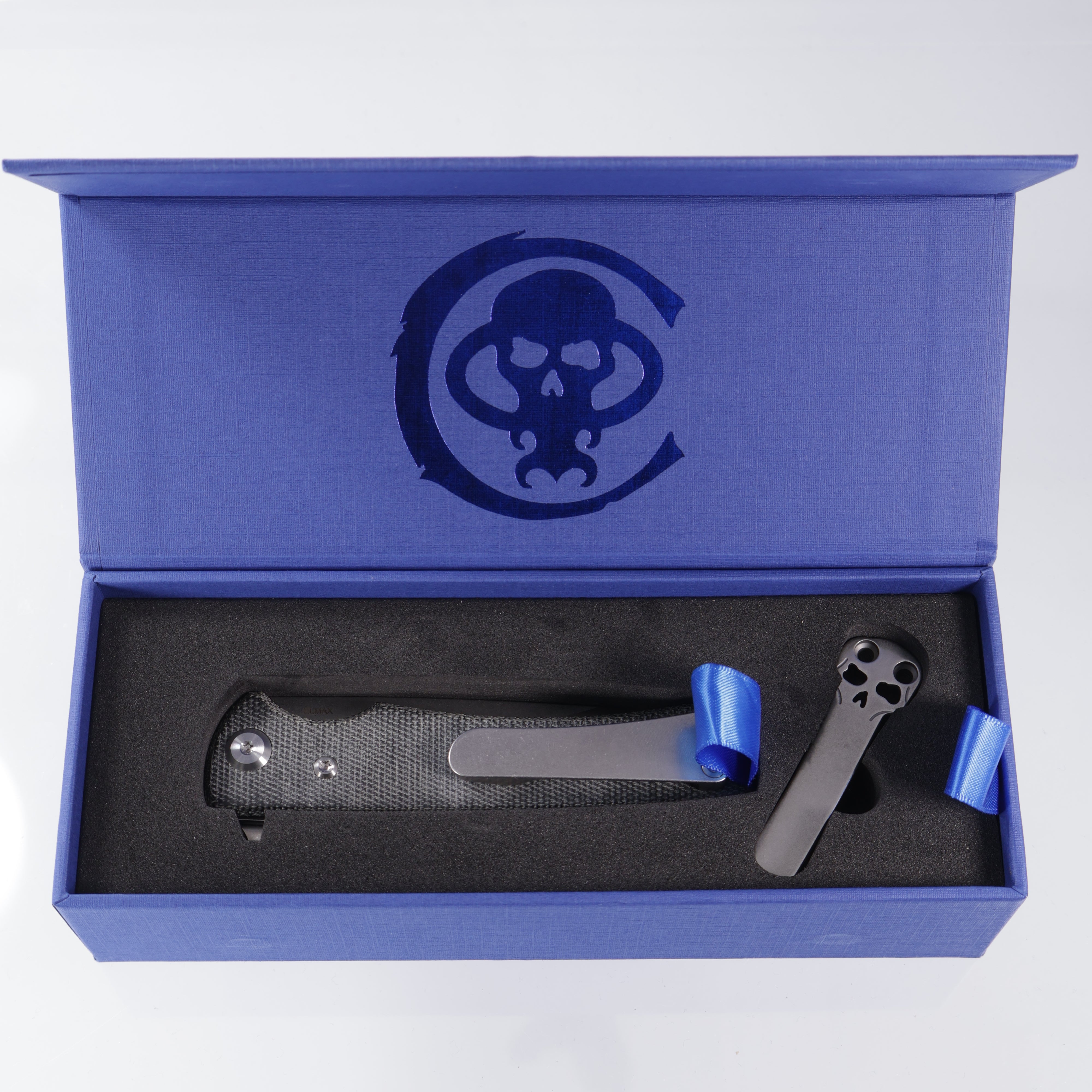 Chaves Liberation Street - Blue Label Line - Drop Point Satin Elmax - Black Micarta - CK-2B2-1B2A-1C0-1B