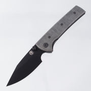 Chaves Scapegoat Street - Blue Label Line - Spear Point PVD Blackout Elmax - Black Micarta - CK-4B2-10C2A-4C1-1B