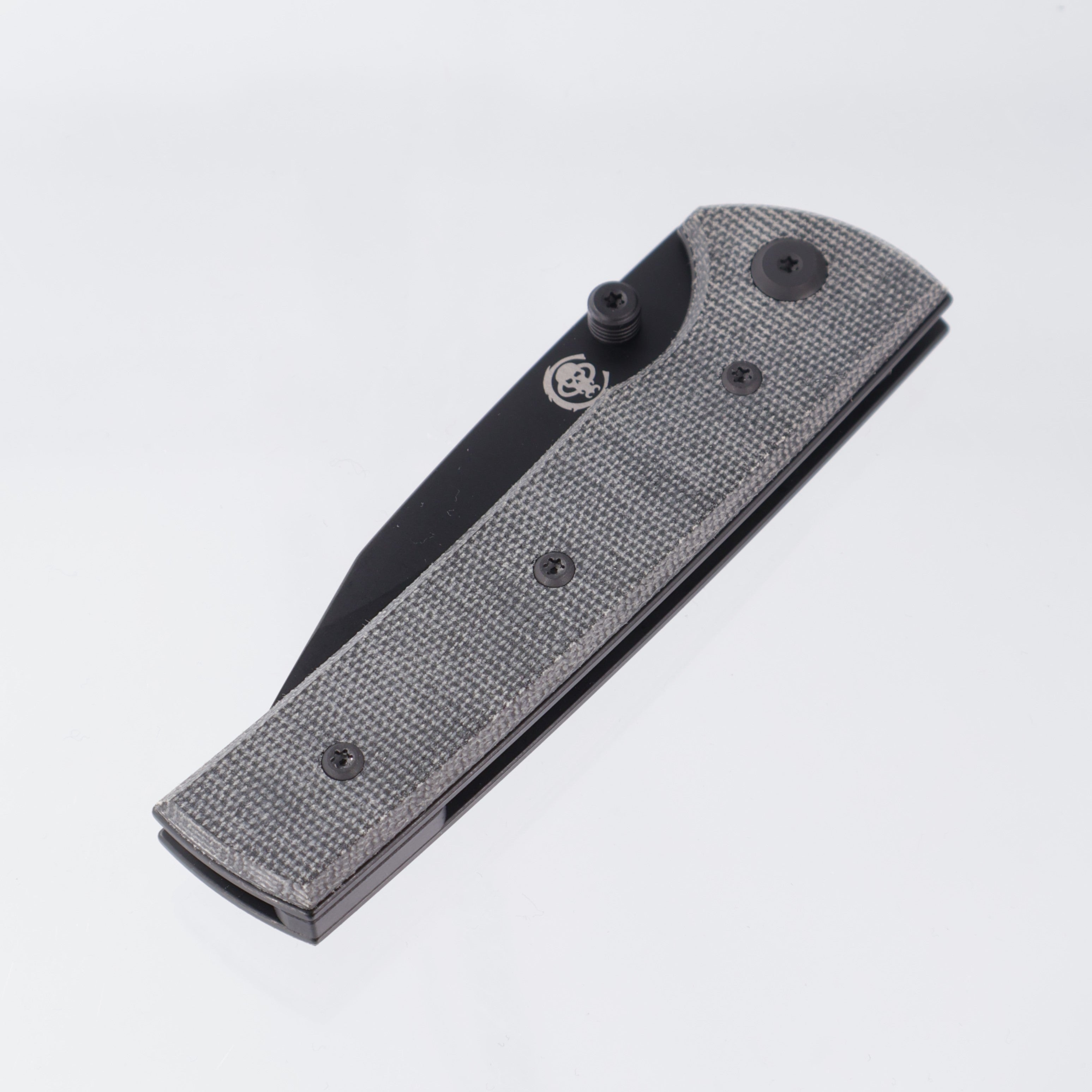 Chaves Scapegoat Street - Blue Label Line - Spear Point PVD Blackout Elmax - Black Micarta - CK-4B2-10C2A-4C1-1B