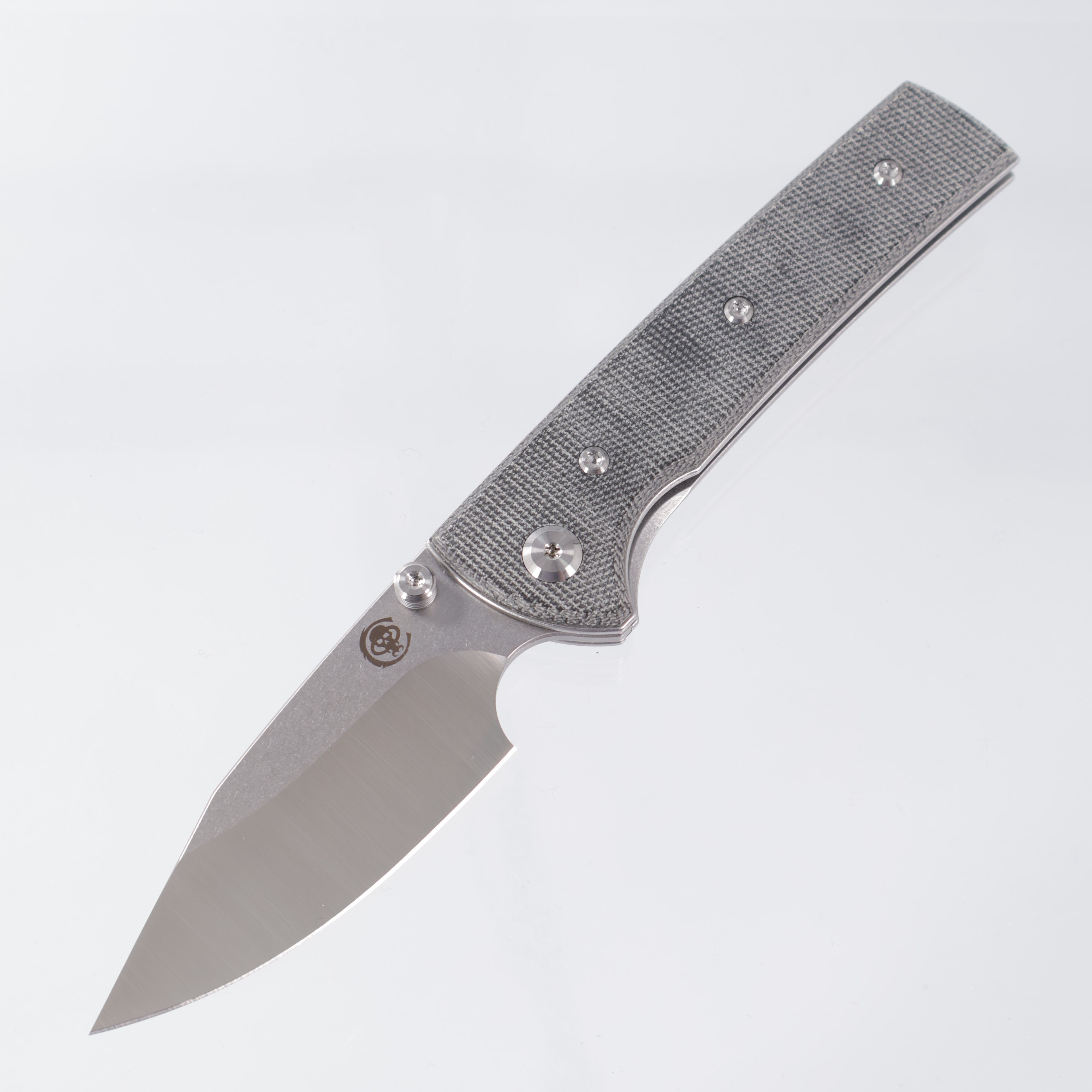 Chaves Scapegoat Street - Blue Label Line - Spear Point Satin Elmax - Black Micarta - CK-4B2-10B2A-1C0-1B