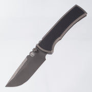 Chaves Redencion 229 Integral - Drop Point 3V Grey PVD - Integral Titanium w/ Magnetic Inlay, Ti Milled Black PVD