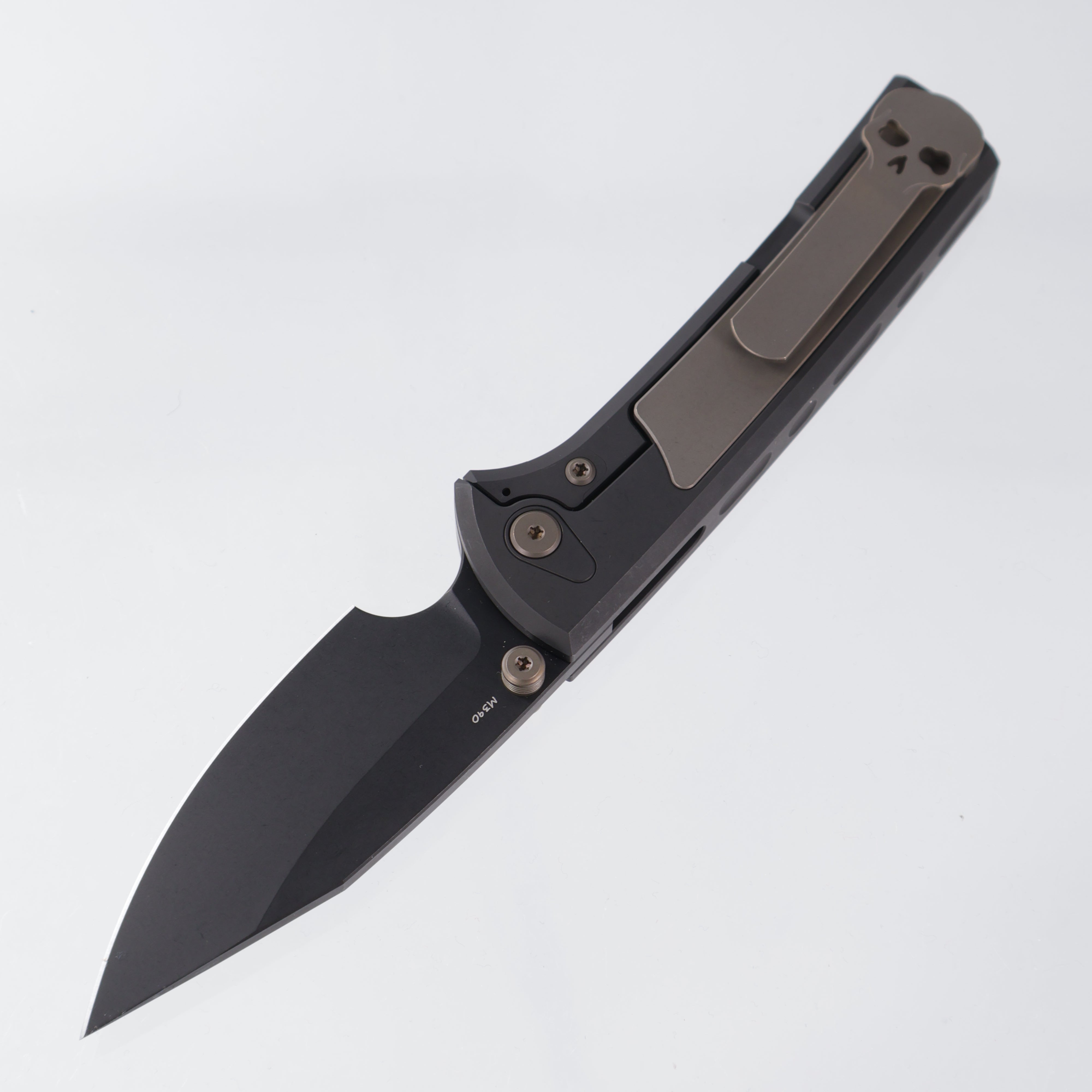 Chaves Scapegoat Street Integral - M390 PVD - Integral Titanium w/ Magnetic Inlay, Ti Bronze Ano - Chaves Exclusive CK-4B1-10C1A4A19ASmI