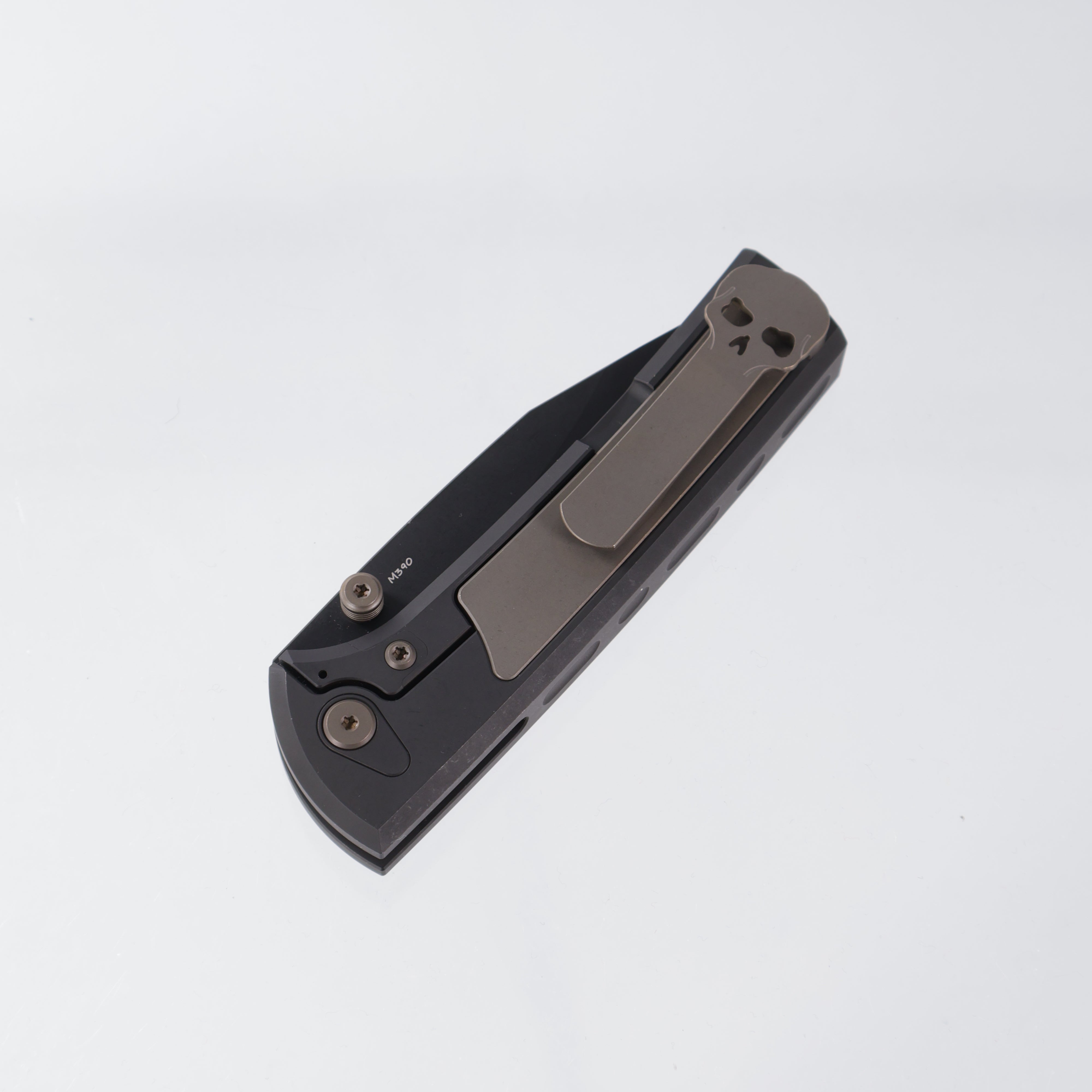 Chaves Scapegoat Street Integral - M390 PVD - Integral Titanium w/ Magnetic Inlay, Ti Bronze Ano - Chaves Exclusive CK-4B1-10C1A4A19ASmI