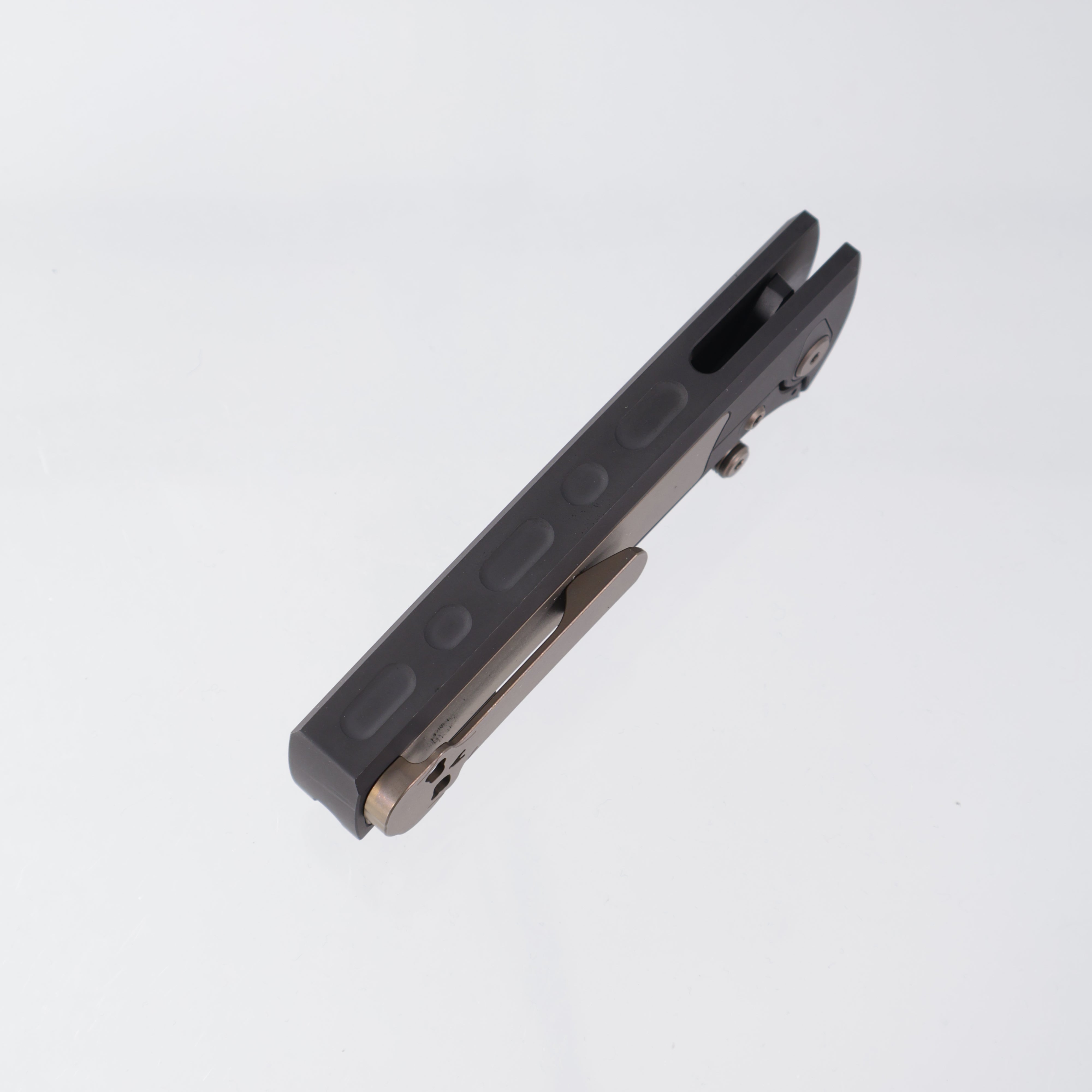 Chaves Scapegoat Street Integral - M390 PVD - Integral Titanium w/ Magnetic Inlay, Ti Bronze Ano - Chaves Exclusive CK-4B1-10C1A4A19ASmI