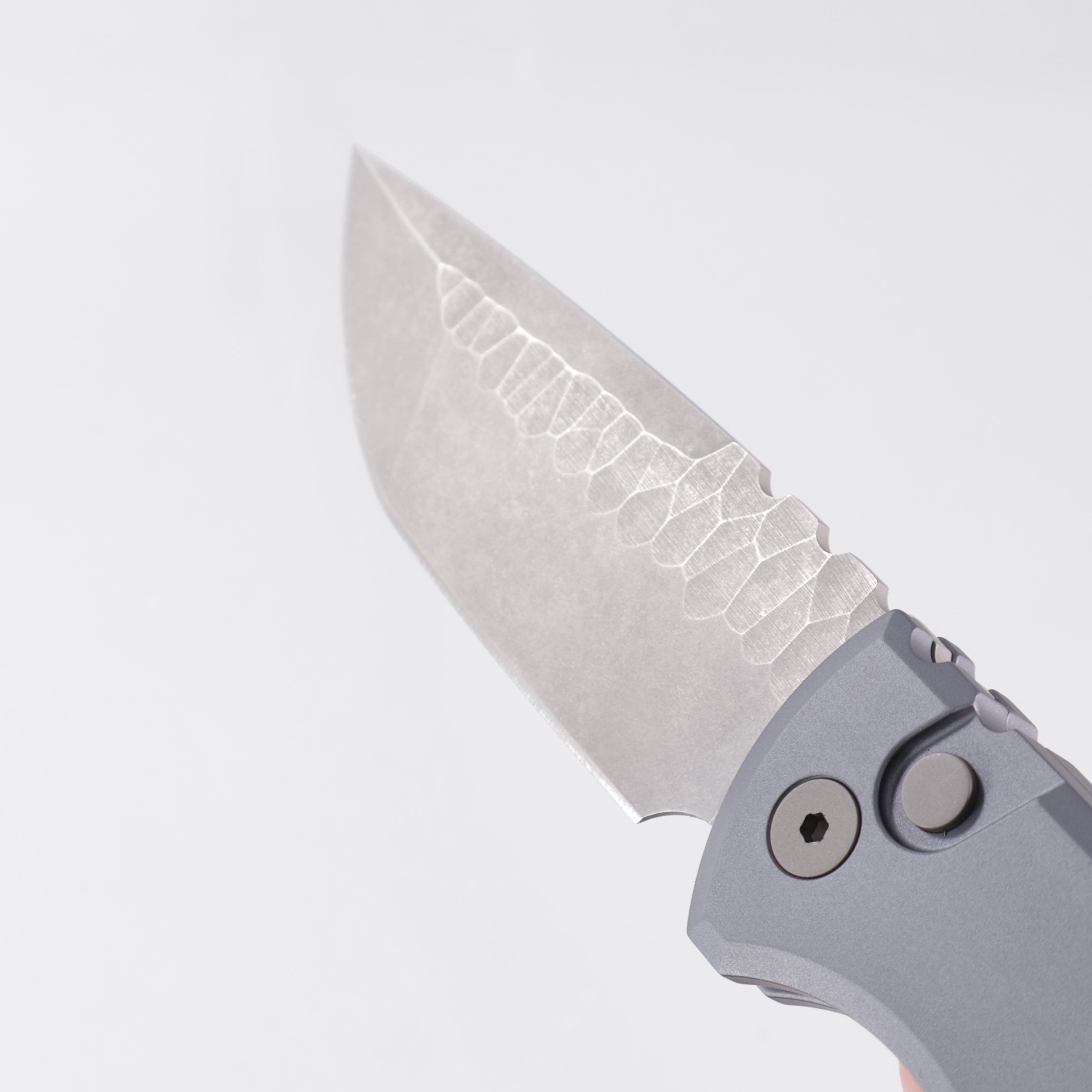 Chaves Redencion Auto Tanto - Gray Aluminum - Dark Stonewash Rocked S35VN