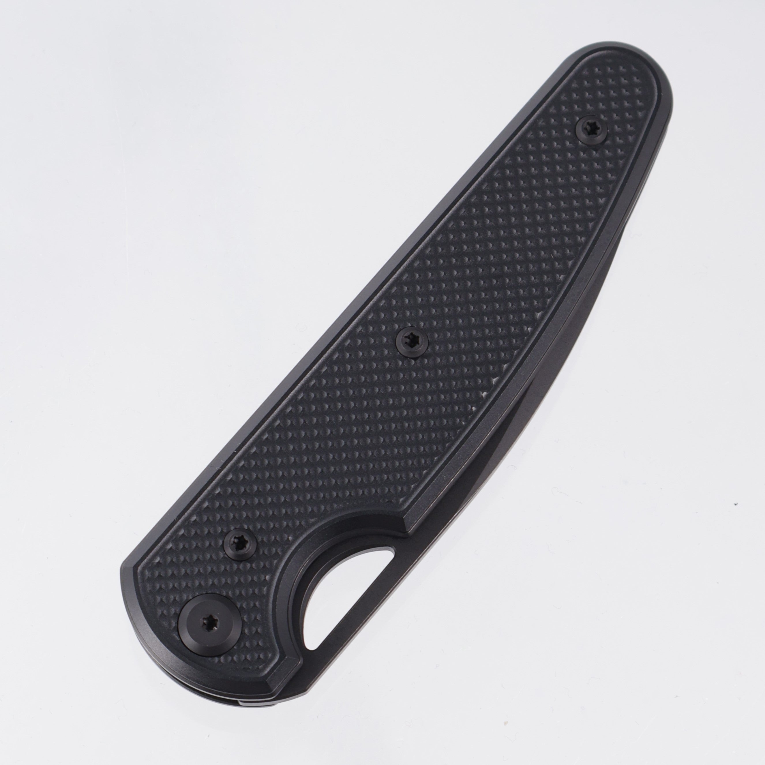 Chaves Knives x Brad Blount The Phase 229 Blue Label - Black Aluminum w/ Black PVD Ti Hardware - Black PVD 154CM