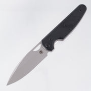 Chaves Knives x Brad Blount The Phase 229 Blue Label - Black Aluminum w/ Black PVD Ti Hardware - Stonewash 154CM