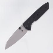 Chaves Knives x Brad Blount The Arrestor 229 Blue Label - Black Aluminum w/ Black PVD Ti Hardware - Stonewash 154CM