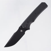 Chaves Knives x Sam Tran The Arison Street Blue Label - Black Aluminum w/ Black PVD Ti Hardware - Black PVD 154CM