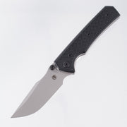 Chaves Knives x Sam Tran The Arison Street Blue Label - Black Aluminum w/ Black PVD Ti Hardware - Stonewash 154CM