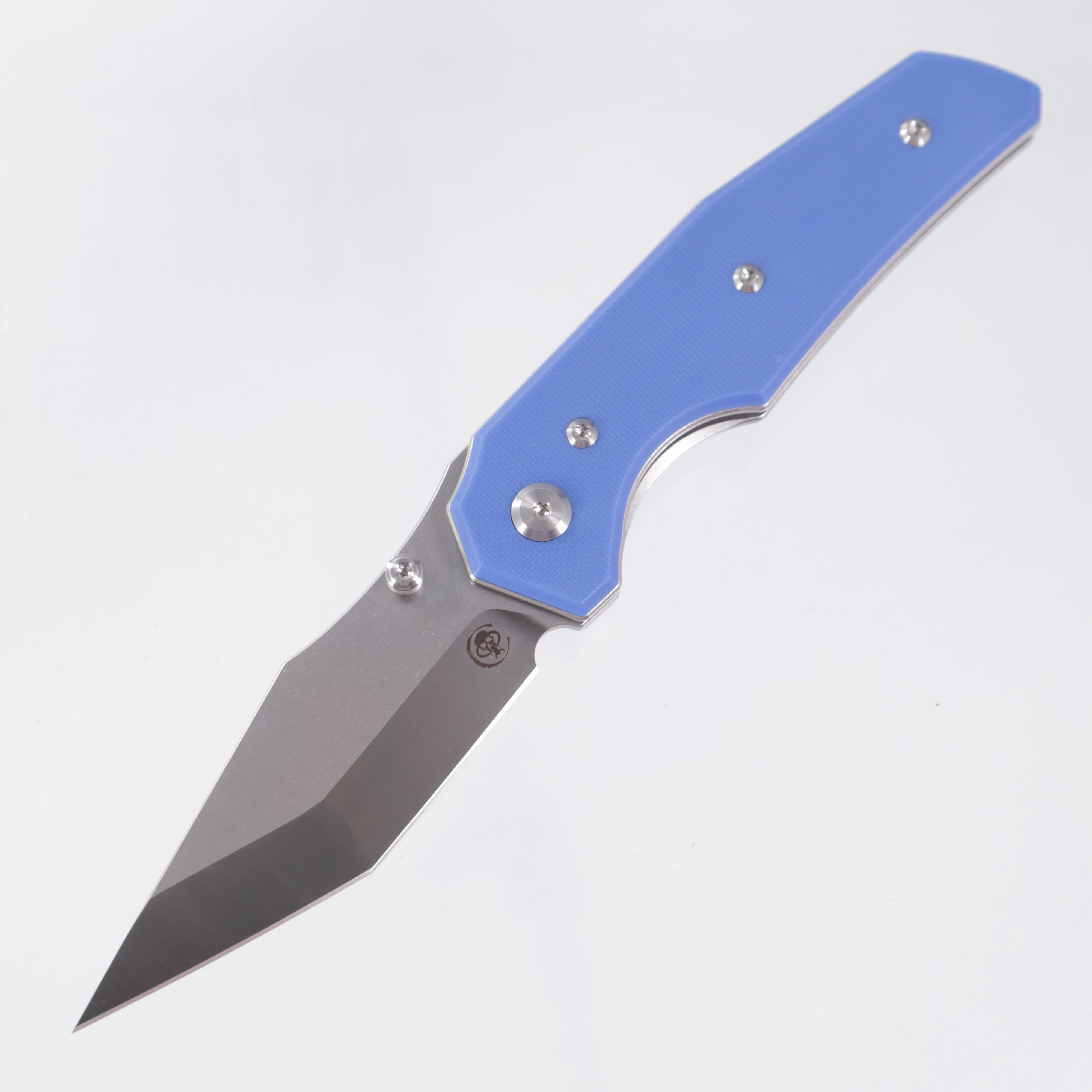 Chaves Knives x Jake McCoy The Omega Street Blue Label - Blue G10 - Belt Satin Elmax