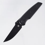 Chaves Knives x Jake McCoy The Disciple Street Blue Label - Black Aluminum w/ Black PVD Ti Hardware - Black PVD 154CM