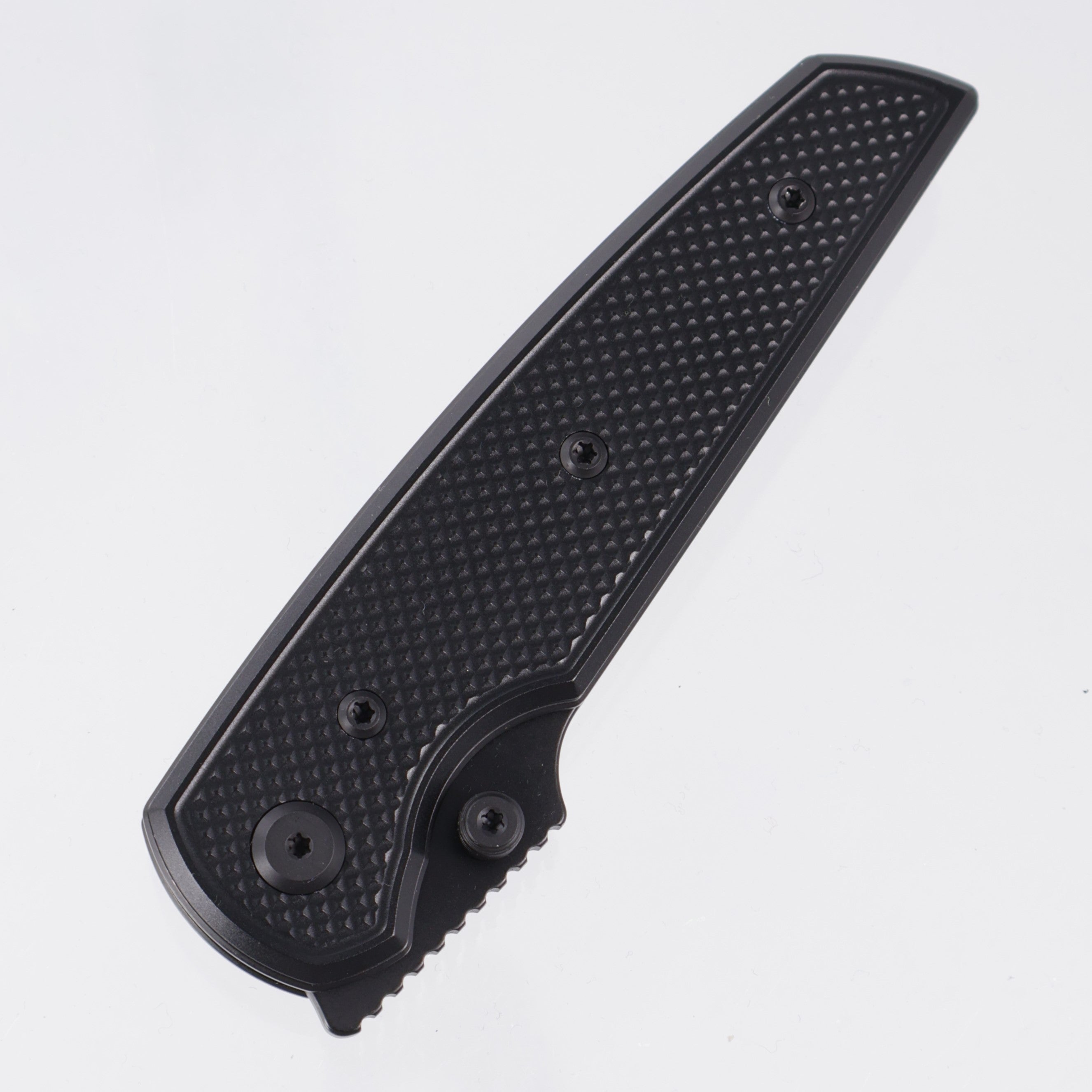 Chaves Knives x Jake McCoy The Disciple Street Blue Label - Black Aluminum w/ Black PVD Ti Hardware - Black PVD 154CM