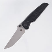 Chaves Knives x Jake McCoy The Disciple Street Blue Label - Black Aluminum w/ Black PVD Ti Hardware - Stonewash 154CM