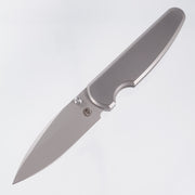 Chaves Knives x Brad Blount The Phase 229 Integral - Stonewash Titanium w/ Machine Stainless Hardware - Stonewash M390
