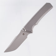 Chaves Knives x Sam Tran The Arison Street Integral - Stonewash Titanium w/ Machine Finish Stainless Hardware - Stonewash M390