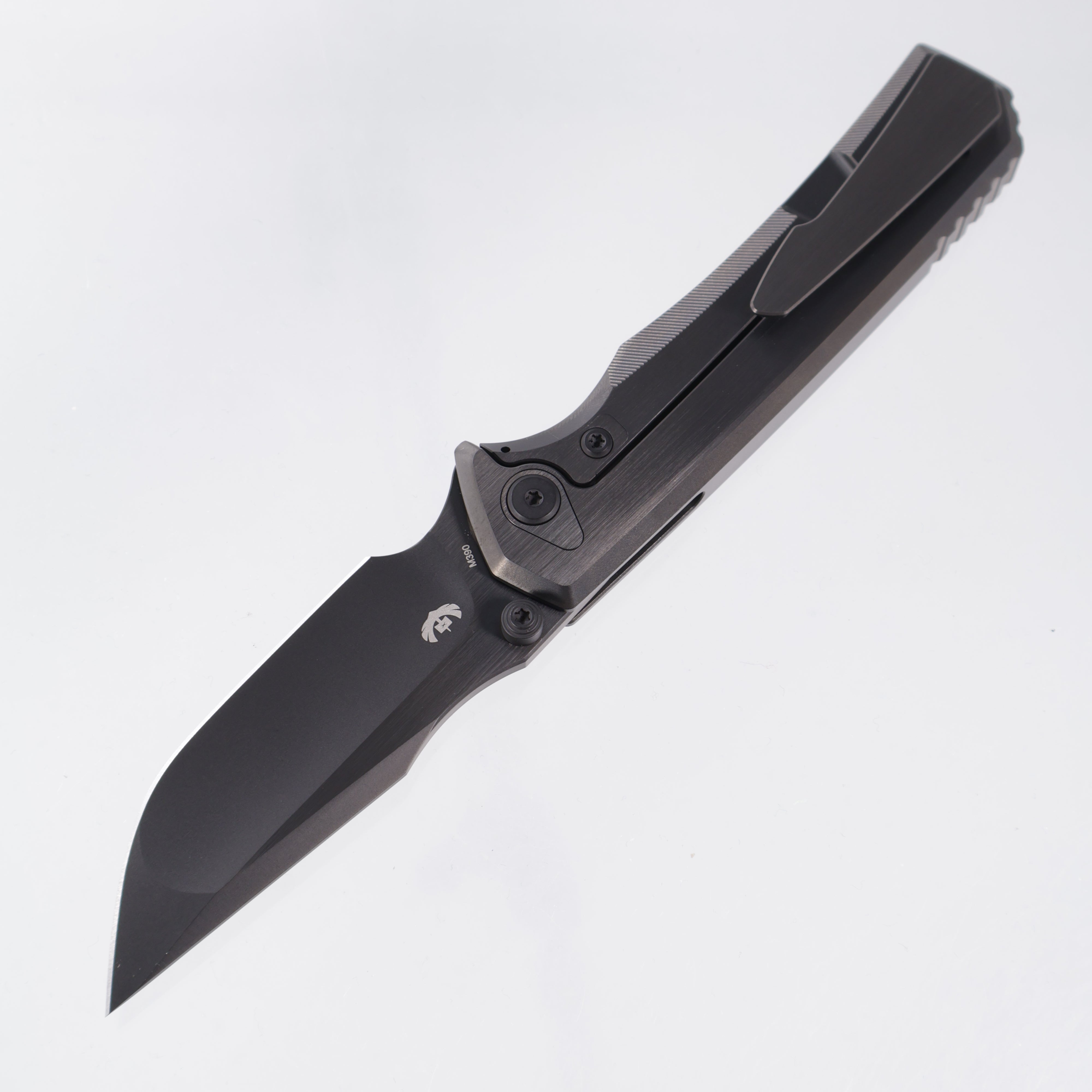 Chaves Knives x Sam Tran The Arison Street Integral - Black Satin PVD Titanium w/ Black PVD Stainless Hardware - Black Satin PVD M390