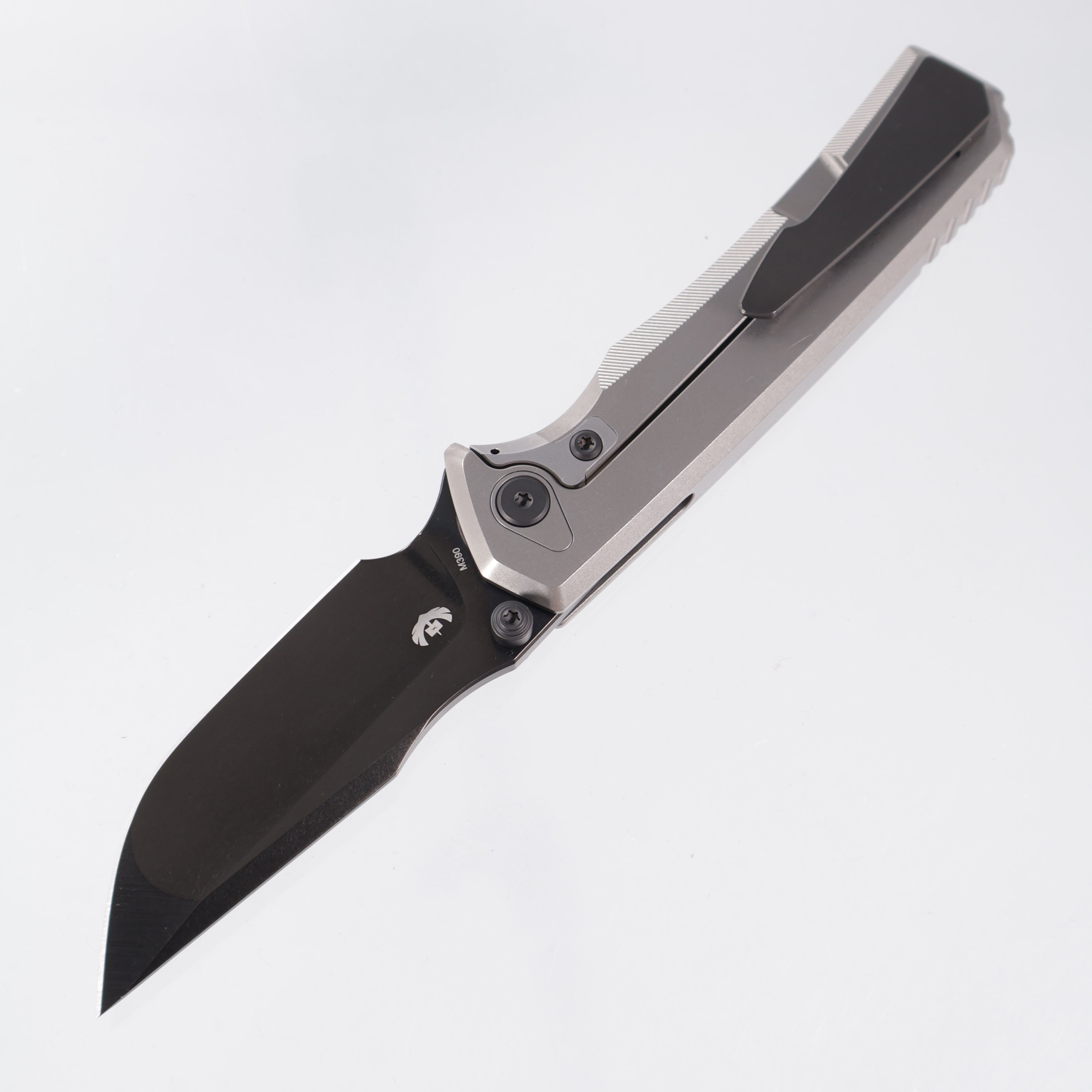 Chaves Knives x Sam Tran The Arison Street Integral - Bright Stonewash Titanium w/ DLC Stainless Hardware - Bright Stonewash DLC M390