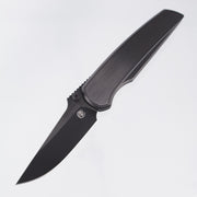 Chaves Knives x Jake McCoy The Disciple Street Integral - Black Satin PVD Titanium w/ Black PVD Stainless Hardware - Black Satin PVD M390