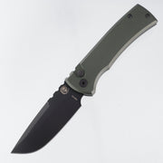 Chaves Redencion Auto Drop Point - OD Green Aluminum - DLC S35VN