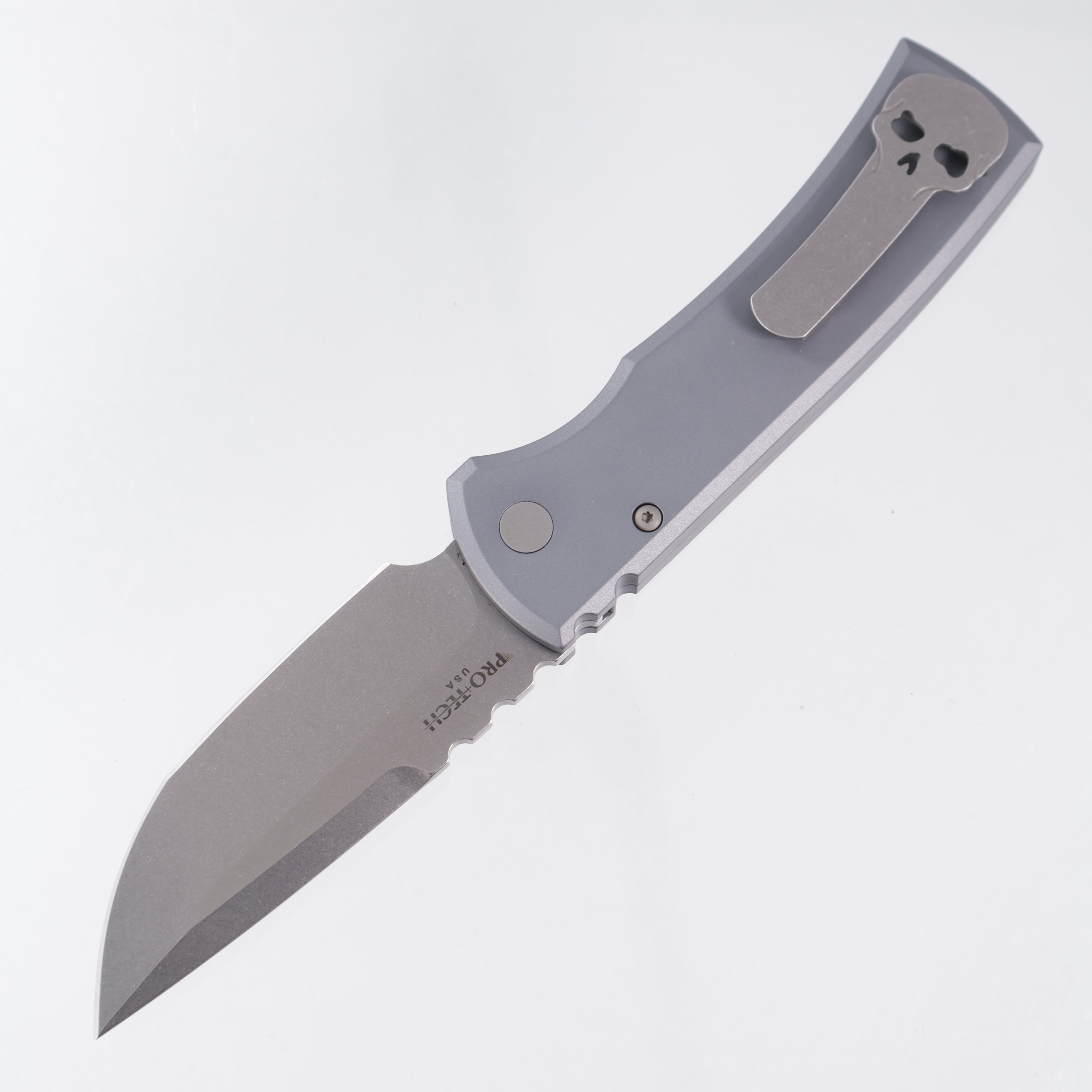 Chaves Redencion Auto Tanto - Gray Aluminum - Stonewash S35VN