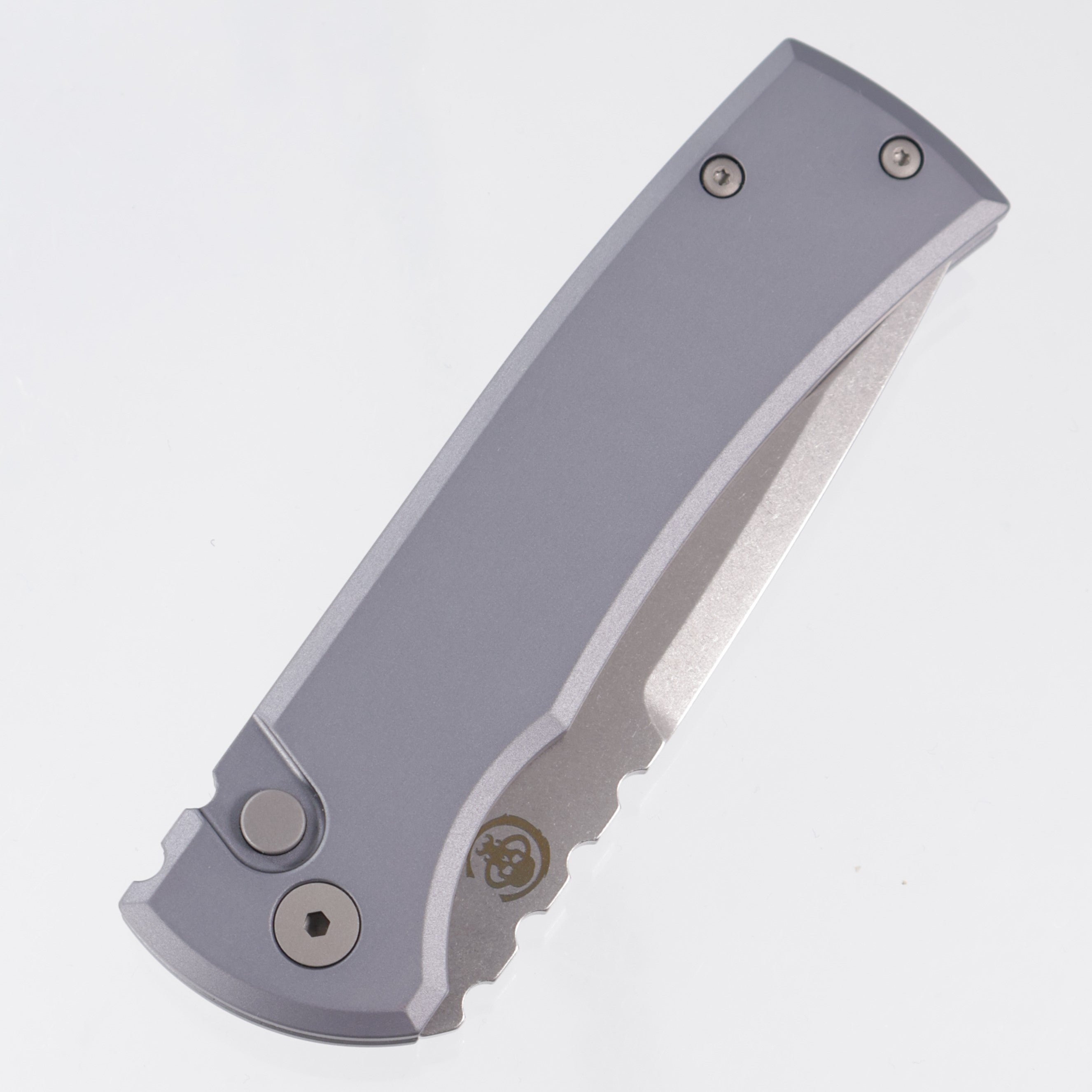 Chaves Redencion Auto Tanto - Gray Aluminum - Stonewash S35VN