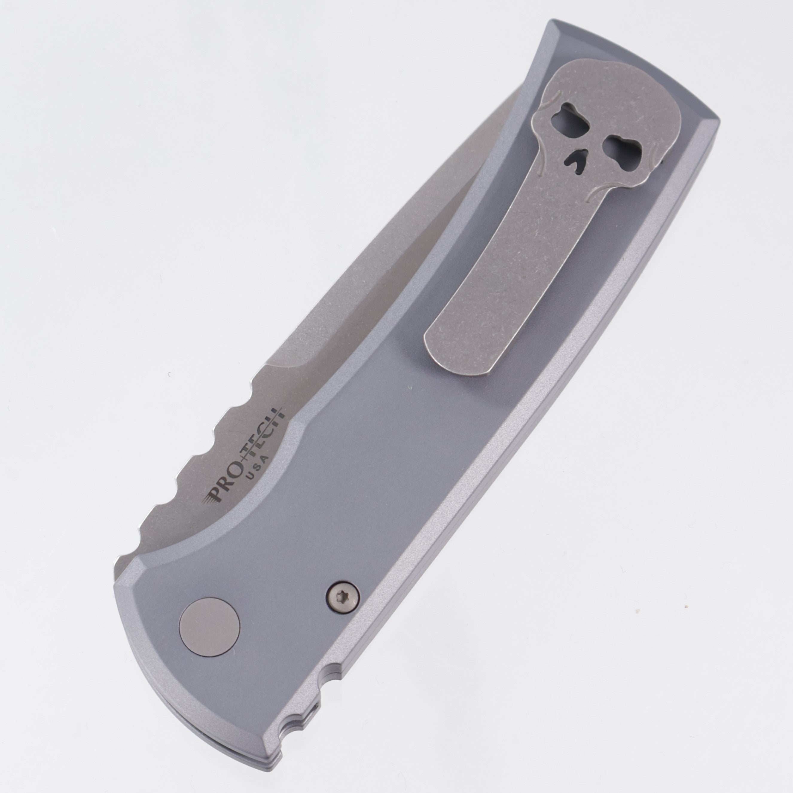 Chaves Redencion Auto Tanto - Gray Aluminum - Stonewash S35VN