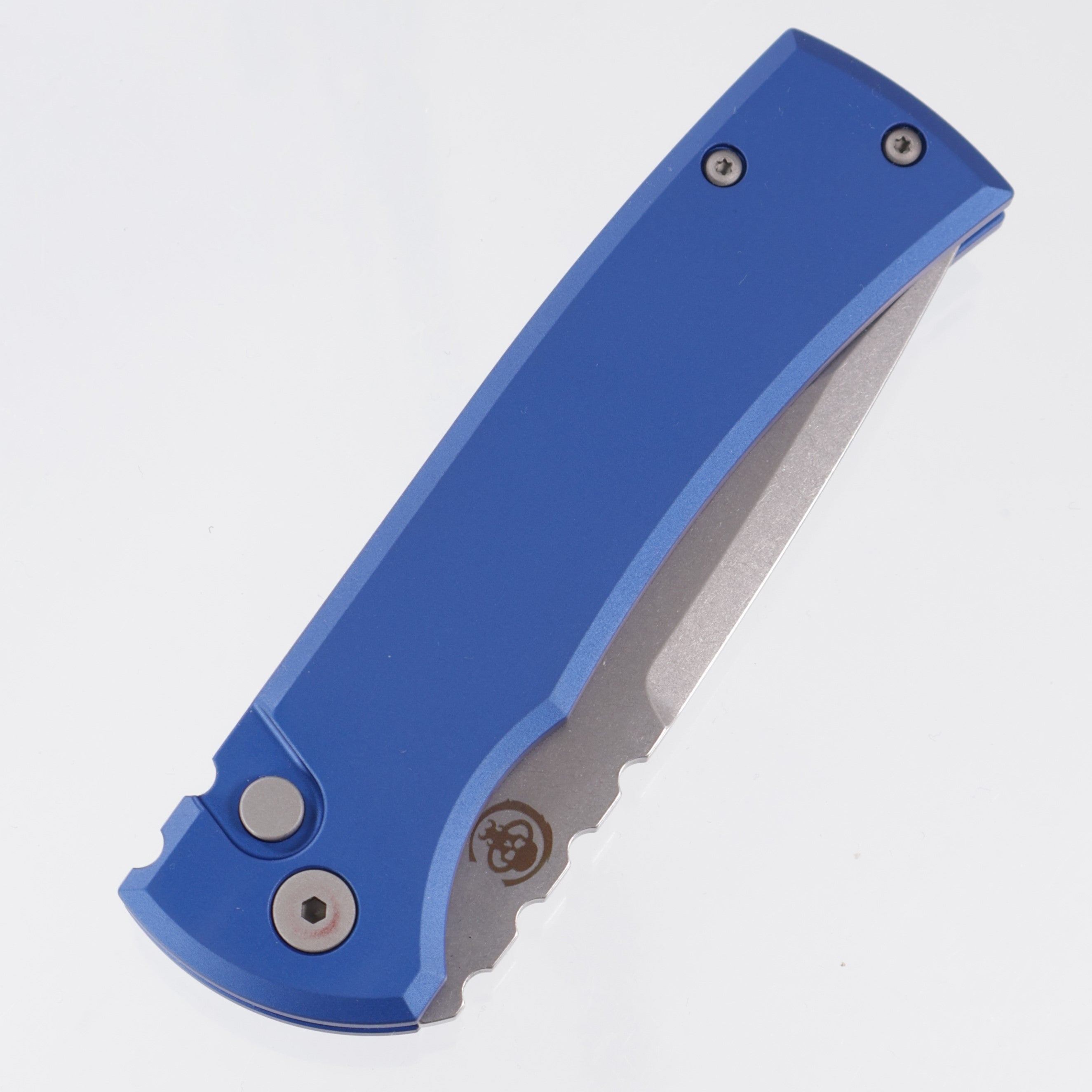 Chaves Redencion Auto Tanto - Blue Aluminum - Stonewash S35VN