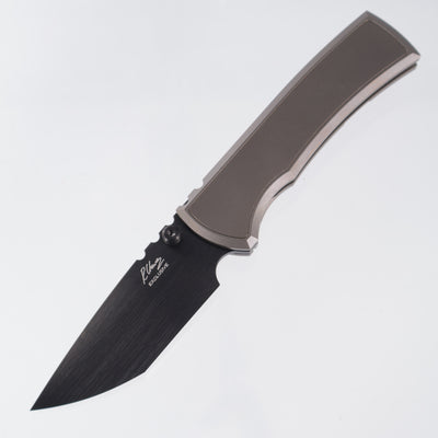 Chaves Redencion Street Integral Tanto - Bronze Ano Titanium w/ Black PVD Hardware - Chisel Ground Black Satin PVD M390