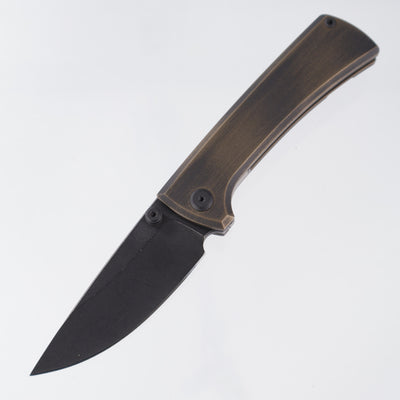 Chaves RCK9 Fanatic Edge Mod - Distresed Bronze Cerakote Titanium - Distressed Black M390