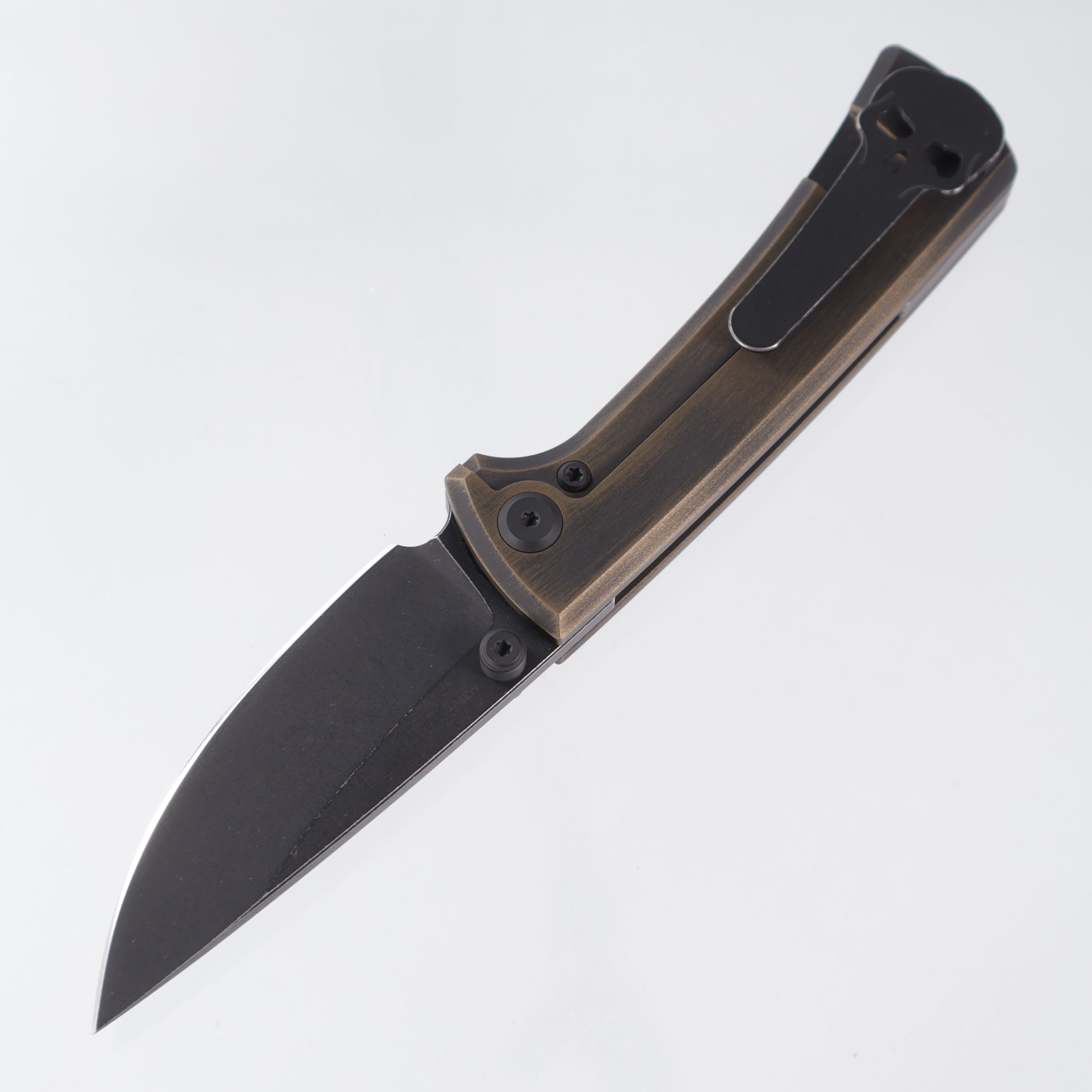 Chaves RCK9 Fanatic Edge Mod - Distresed Bronze Cerakote Titanium - Distressed Black M390