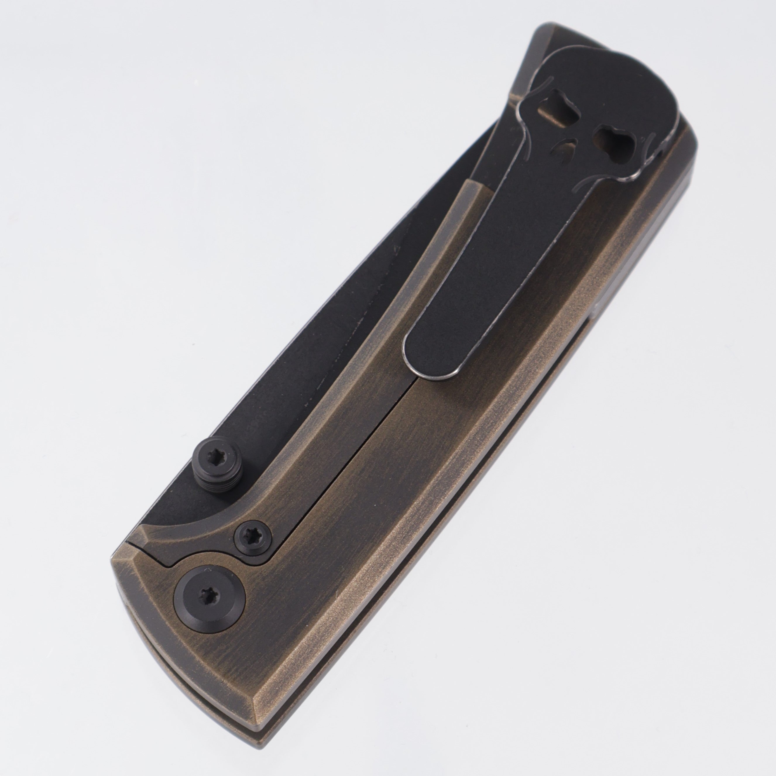 Chaves RCK9 Fanatic Edge Mod - Distresed Bronze Cerakote Titanium - Distressed Black M390