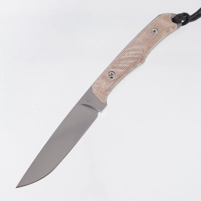 Chris Reeve Inyoni - Natural Canvas Micarta Scales - Stonewash Magnacut