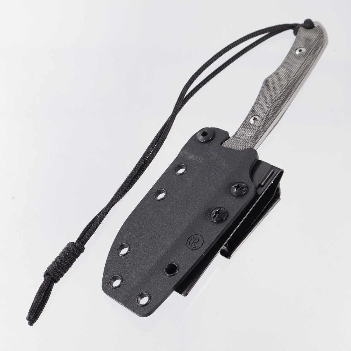 Chris Reeve Inyoni - Black Canvas Micarta Scales - Stonewash Magnacut