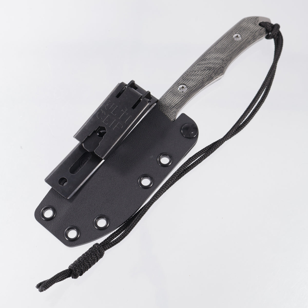 Chris Reeve Inyoni - Black Canvas Micarta Scales - Stonewash Magnacut