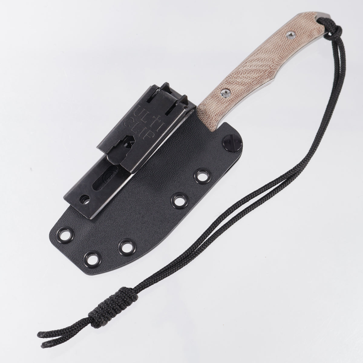 Chris Reeve Inyoni - Natural Canvas Micarta Scales - Stonewash Magnacut