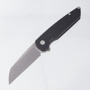 American Bladeworks Model 2 - Black Aluminum - Stonewash Magnacut