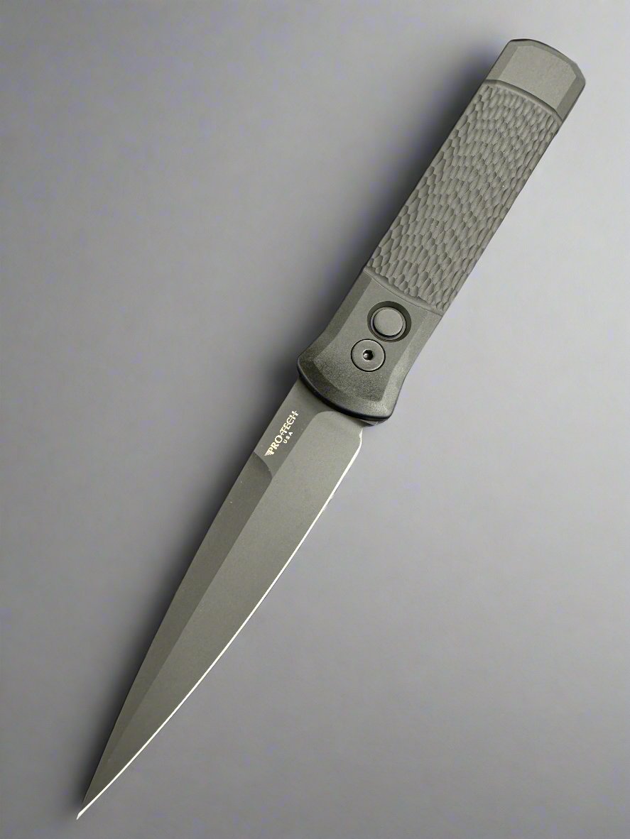 Pro-Tech Godfather w/ Black Jigged Handle & DLC 154-CM Blade 926-SWAT