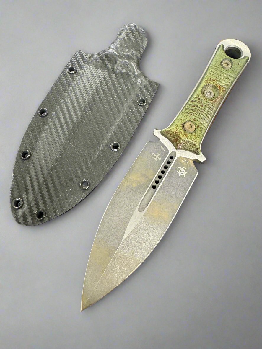 Microtech Borka SBD Outbreak Fixed Blade Signature Series 201-1OBS