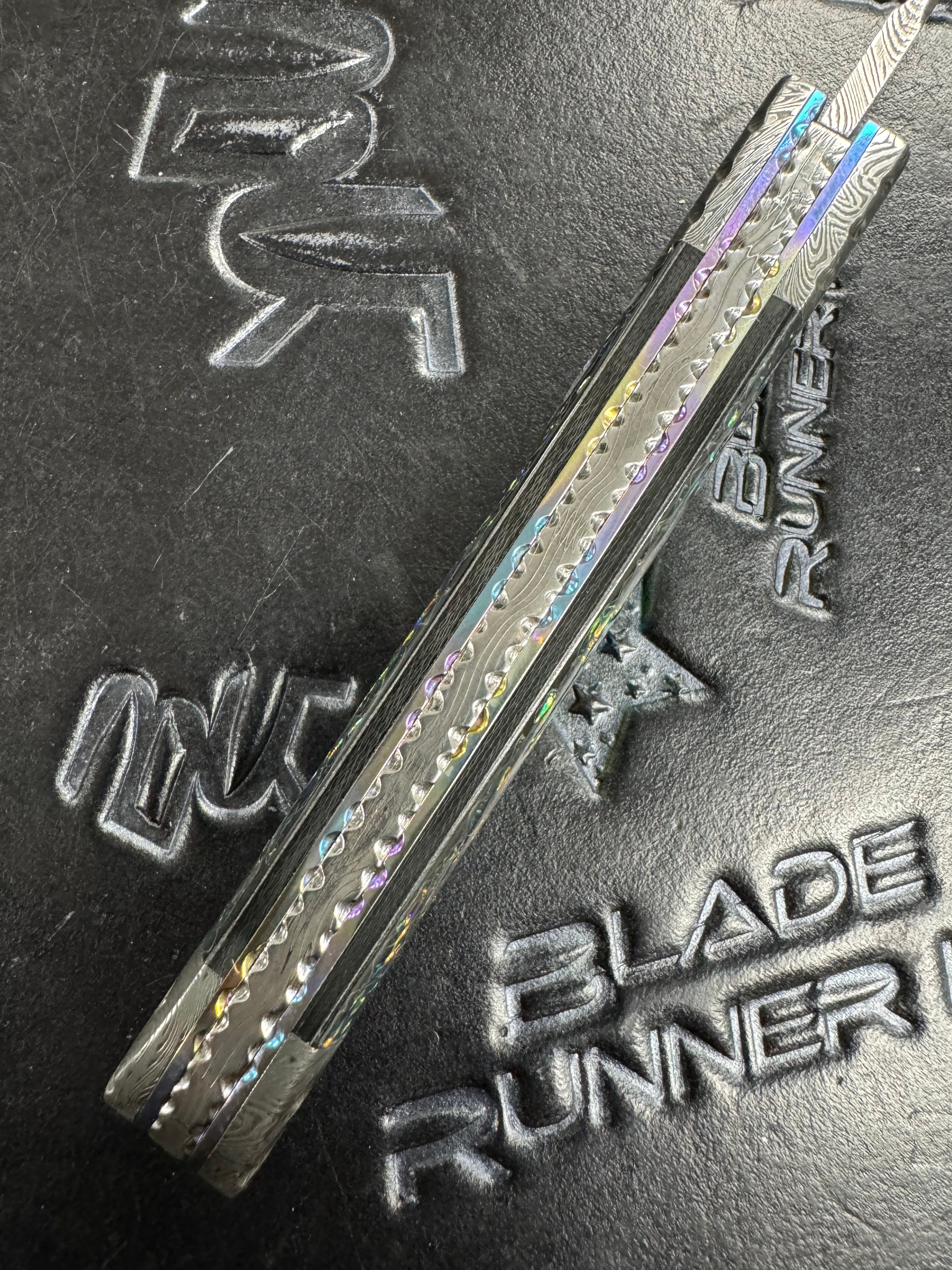 Valloton, Brandon - “The Fitz” Timber Tiger Forge “Explosion” Blade Dichrolam “DragonBurl” Handle D/A Custom