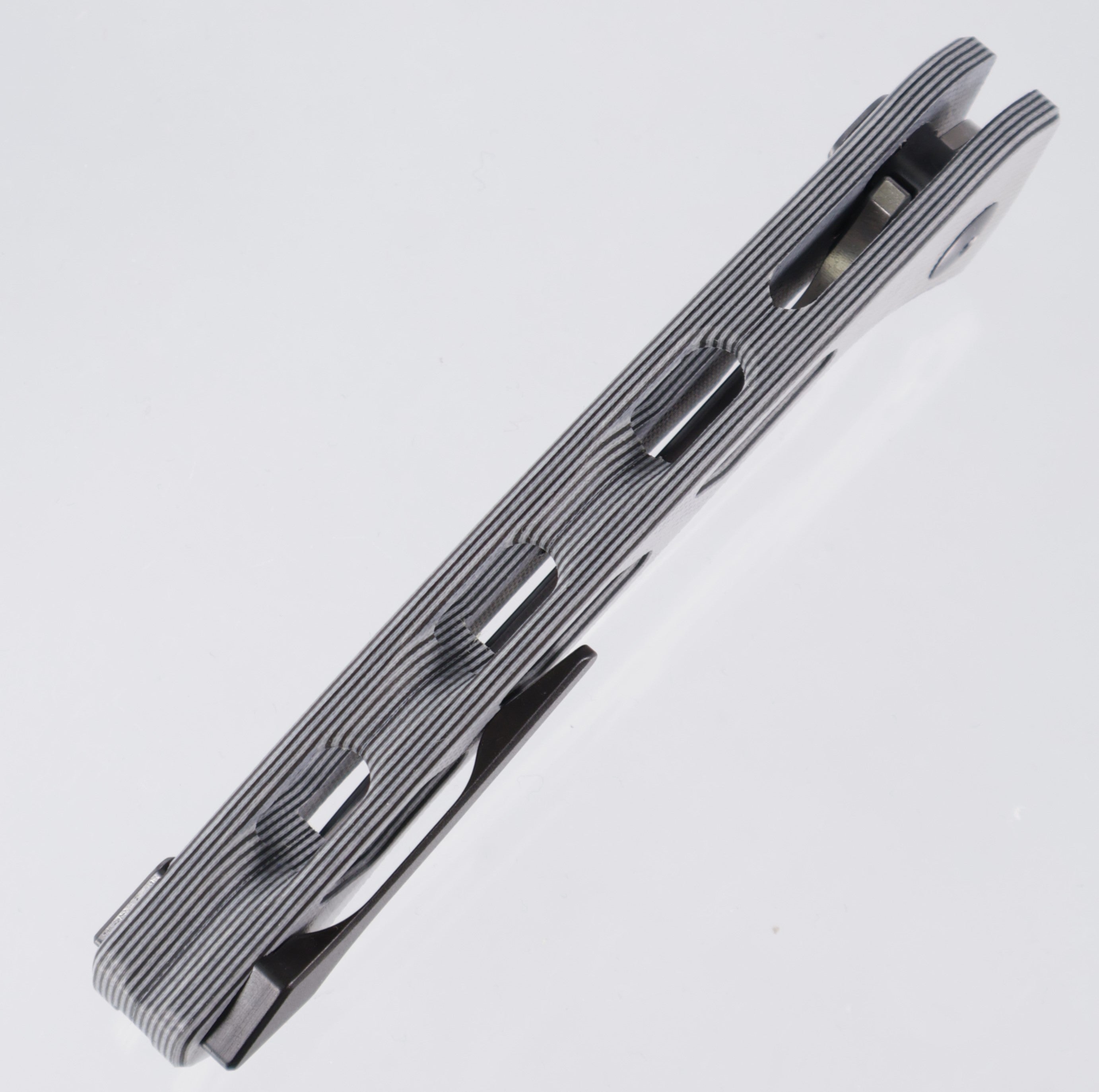 Dead Reckon Ridgeback Vertebrae - Flipper Delete - Black & Gray G10 - Magnacut Clip Point - RB-3545-21