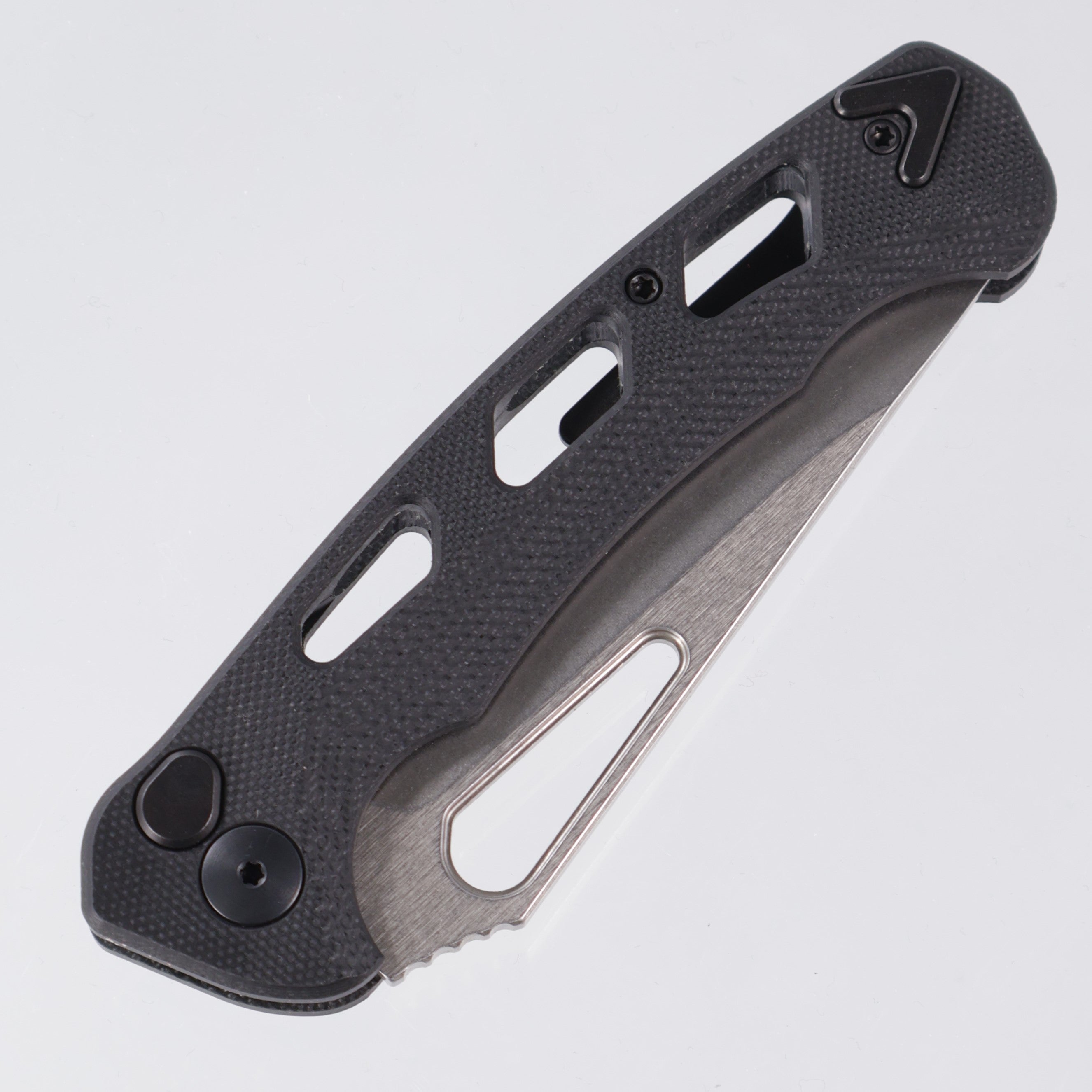 Dead Reckon Ridgeback Vertebrae - Flipper Delete - Black G10 - Magnacut Clip Point - RB-3545-21