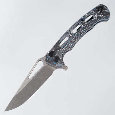 Dead Reckon Ridgeback Vertebrae - Flipper - Arctic Frost FatCarbon - Magnacut Clip Point - RB-3545-21