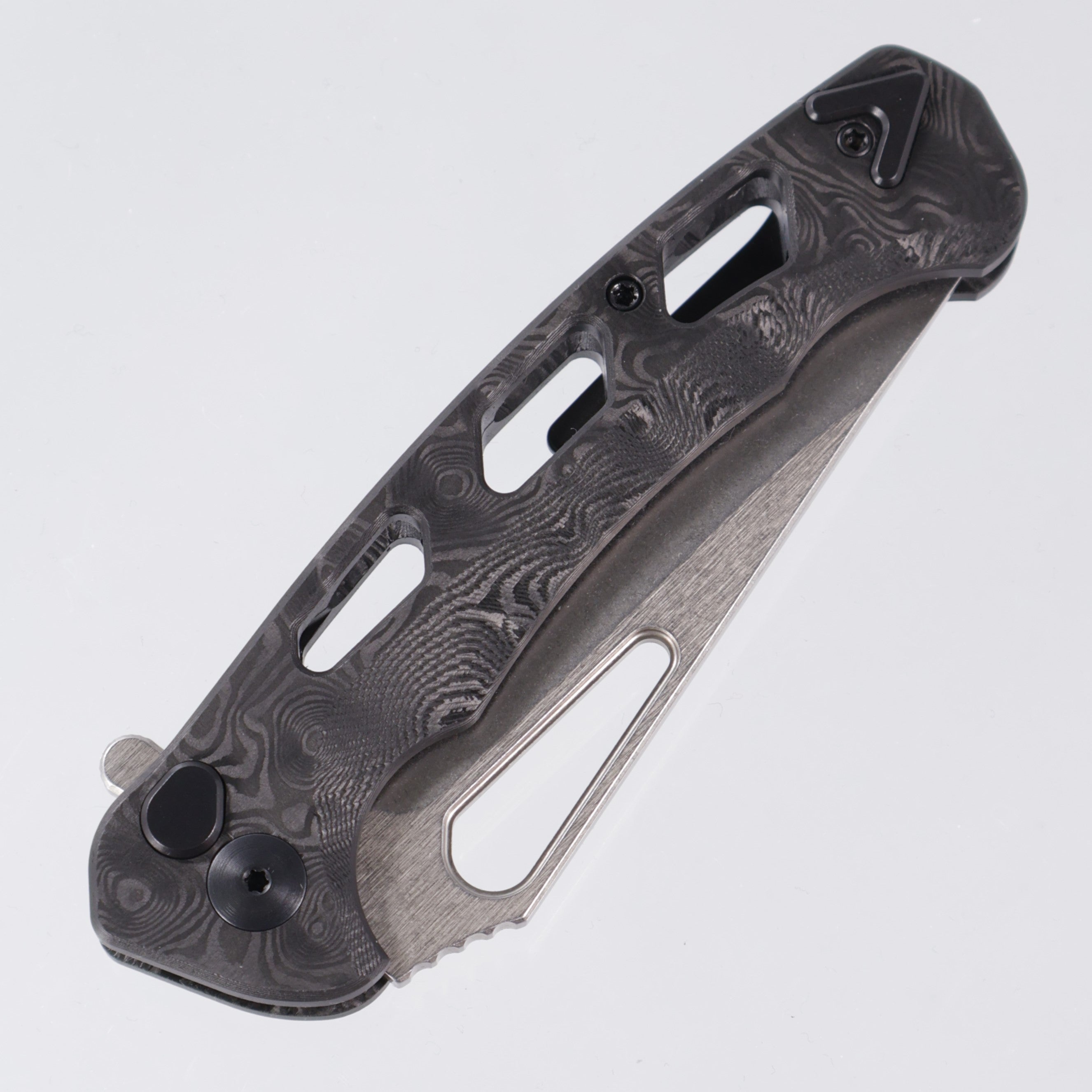 Dead Reckon Ridgeback Vertebrae - Flipper - Black Dunes FatCarbon - Magnacut Clip Point - RB-3545-21