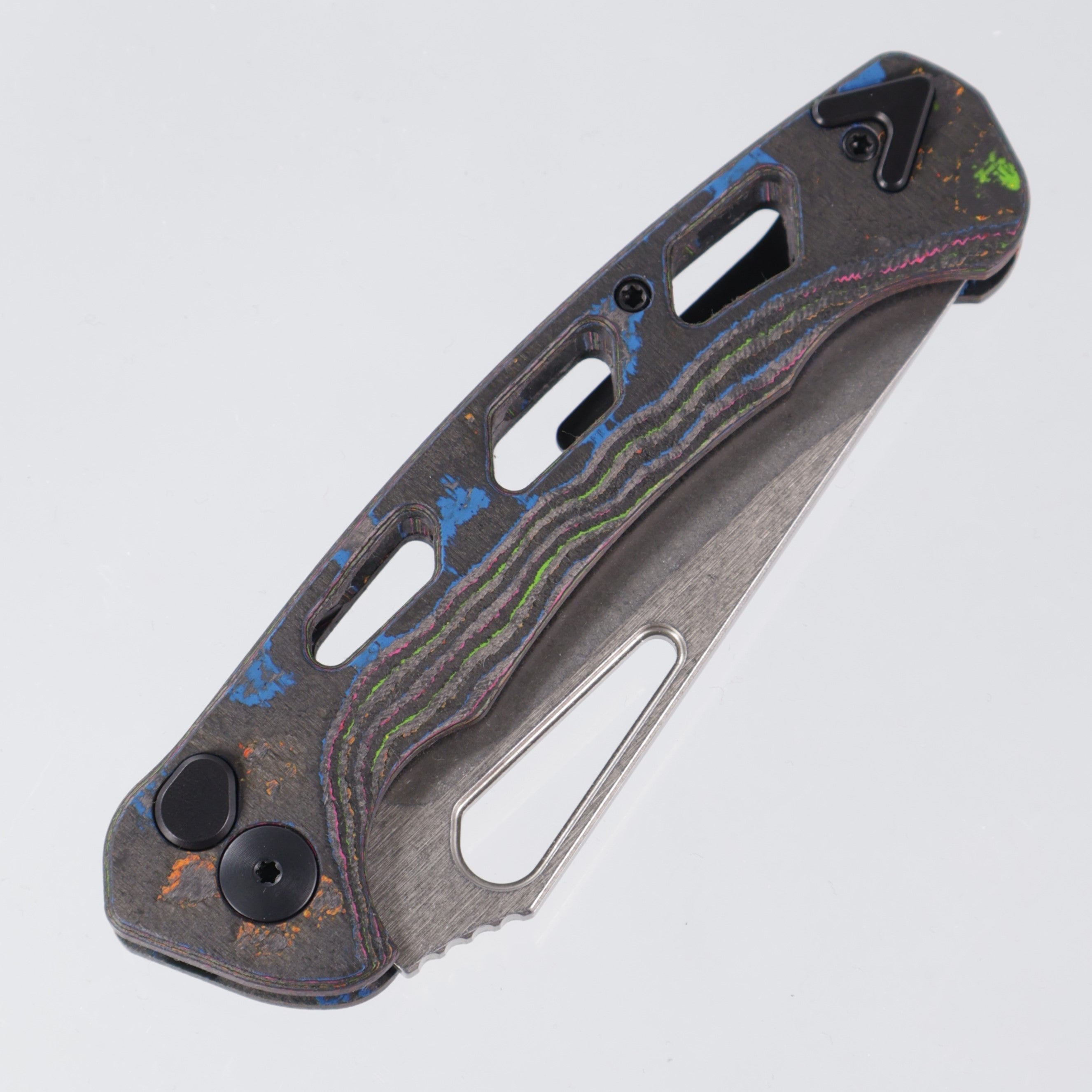 Dead Reckon Ridgeback Vertebrae - Flipper Delete - 80s CamoCarbon - Magnacut Clip Point - BR OP Exclusive - RB-3545-21