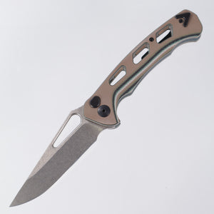 Dead Reckon Ridgeback Vertebrae - Flipper Delete - MultiCamo G10 (BrownTop) - Magnacut Clip Point - RB-3545-21