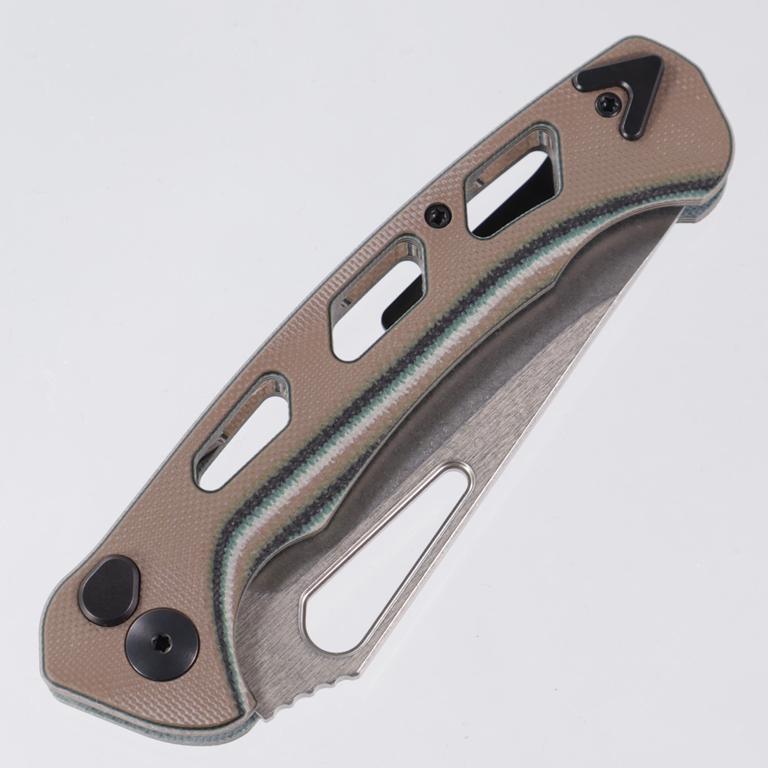 Dead Reckon Ridgeback Vertebrae - Flipper Delete - MultiCamo G10 (BrownTop) - Magnacut Clip Point - RB-3545-21