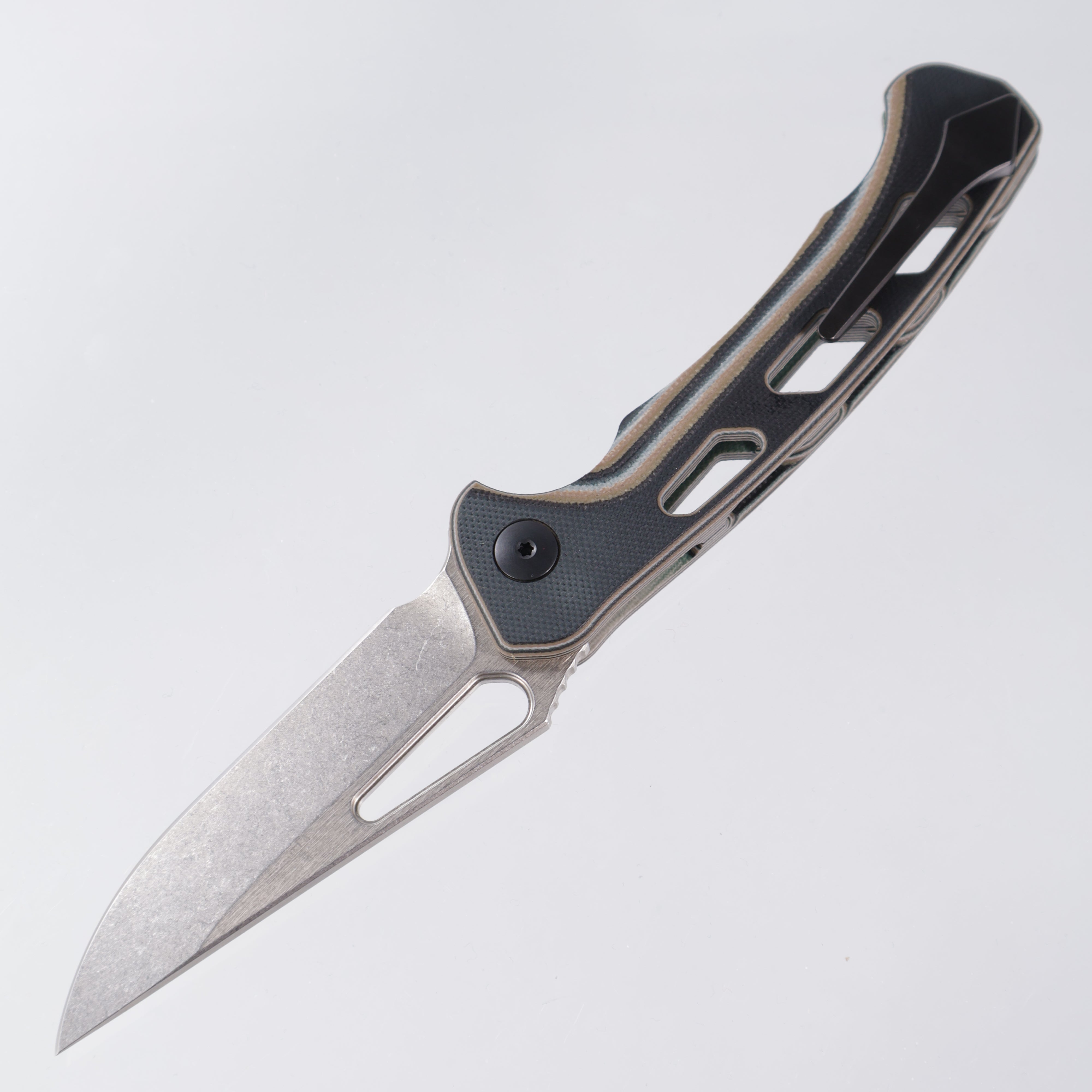 Dead Reckon Ridgeback Vertebrae - Flipper Delete - MultiCamo G10 (DarkGreenTop) - Magnacut Clip Point - RB-3545-21