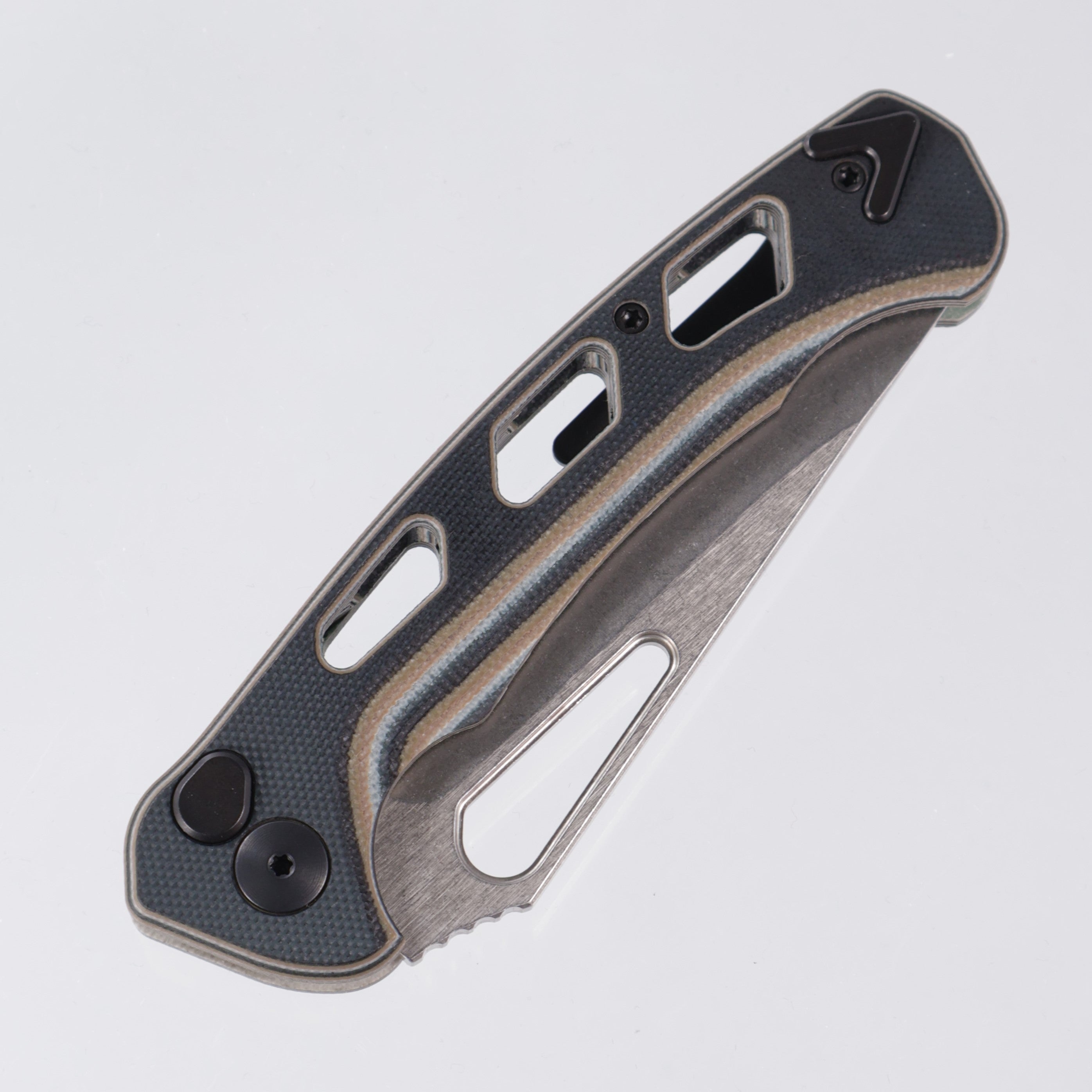 Dead Reckon Ridgeback Vertebrae - Flipper Delete - MultiCamo G10 (DarkGreenTop) - Magnacut Clip Point - RB-3545-21