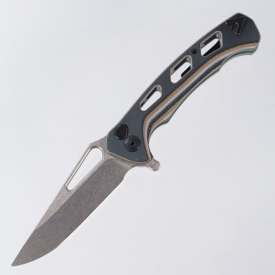 Dead Reckon Ridgeback Vertebrae - Flipper - MultiCamo G10 - Magnacut Clip Point - RB-3545-21